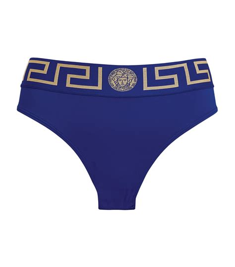 versace swimsuit top|Versace greca bikini bottoms.